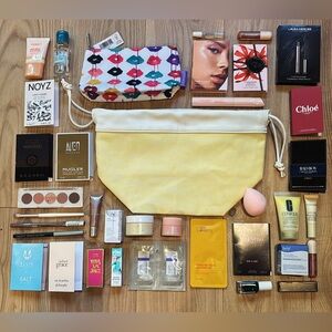 37-Piece Beauty Sampler Kit with THREE Makeup Bags